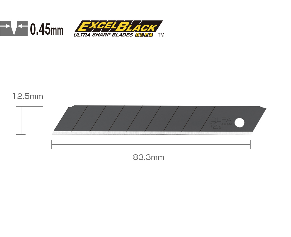 Abbrechklinge / Cutterklinge 12,5 mm