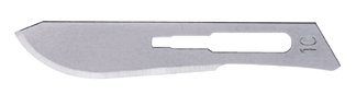 Scalpell-Klinge Typ 10