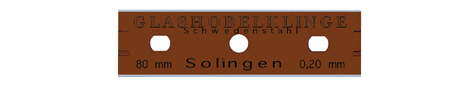 Glashobelklinge 80 mm